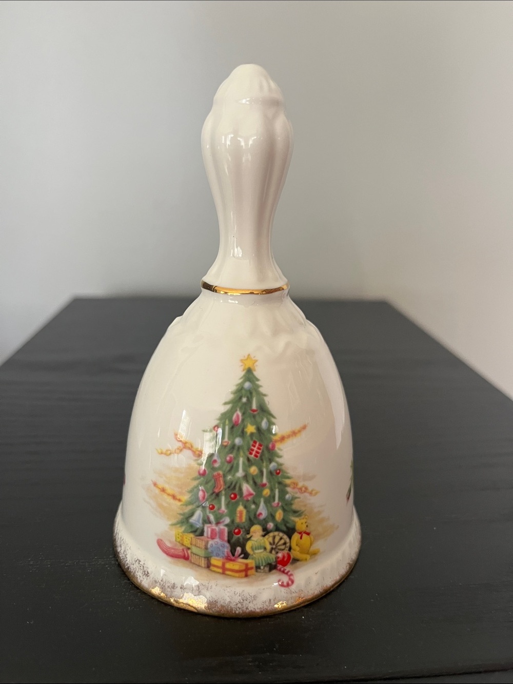 Royal Albert Holiday Dinner Bell with Christmas Tree